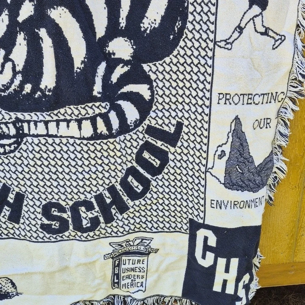 Woven Wall Hanging Banket Council High School Cobra Mascot